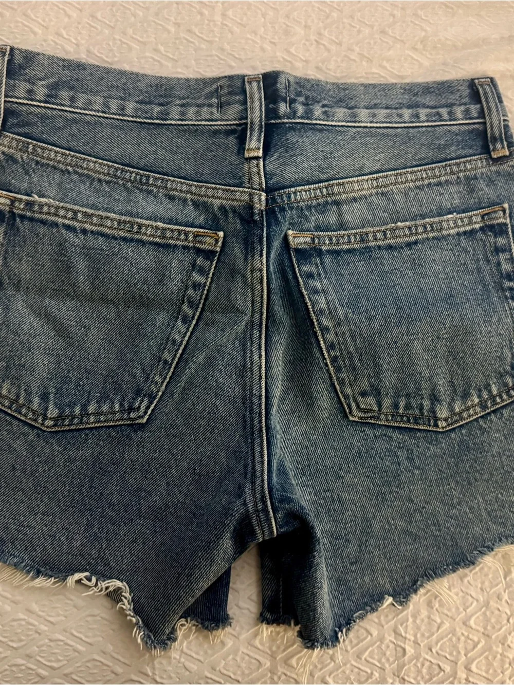 Agolde Parker Long Vintage Loose Shorts